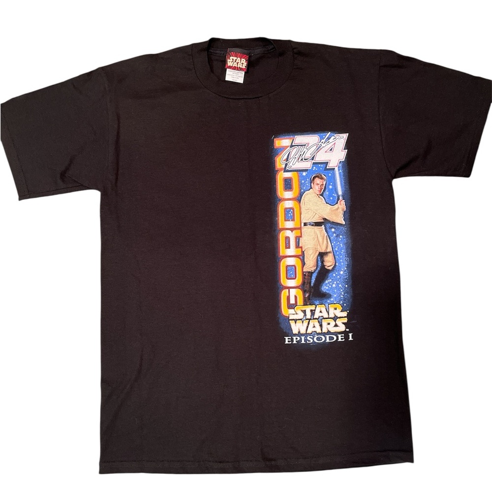 Vintage Star Wars Episode 1 Jeff Gordon NASCAR Darth Maul T-Shirt Men’s Medium - Picture 3 of 9